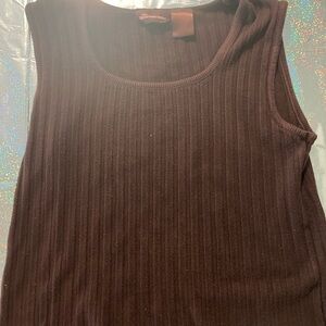 No Boundaries Black Ribbed Top